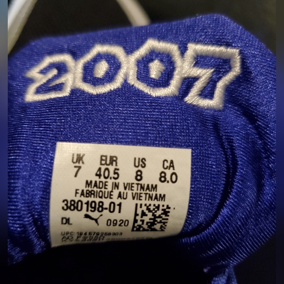 Rare "Super Mario 3D All-Star Mario Galaxy" Puma RS-Fast Size 8 Mens - Picture 9 of 10